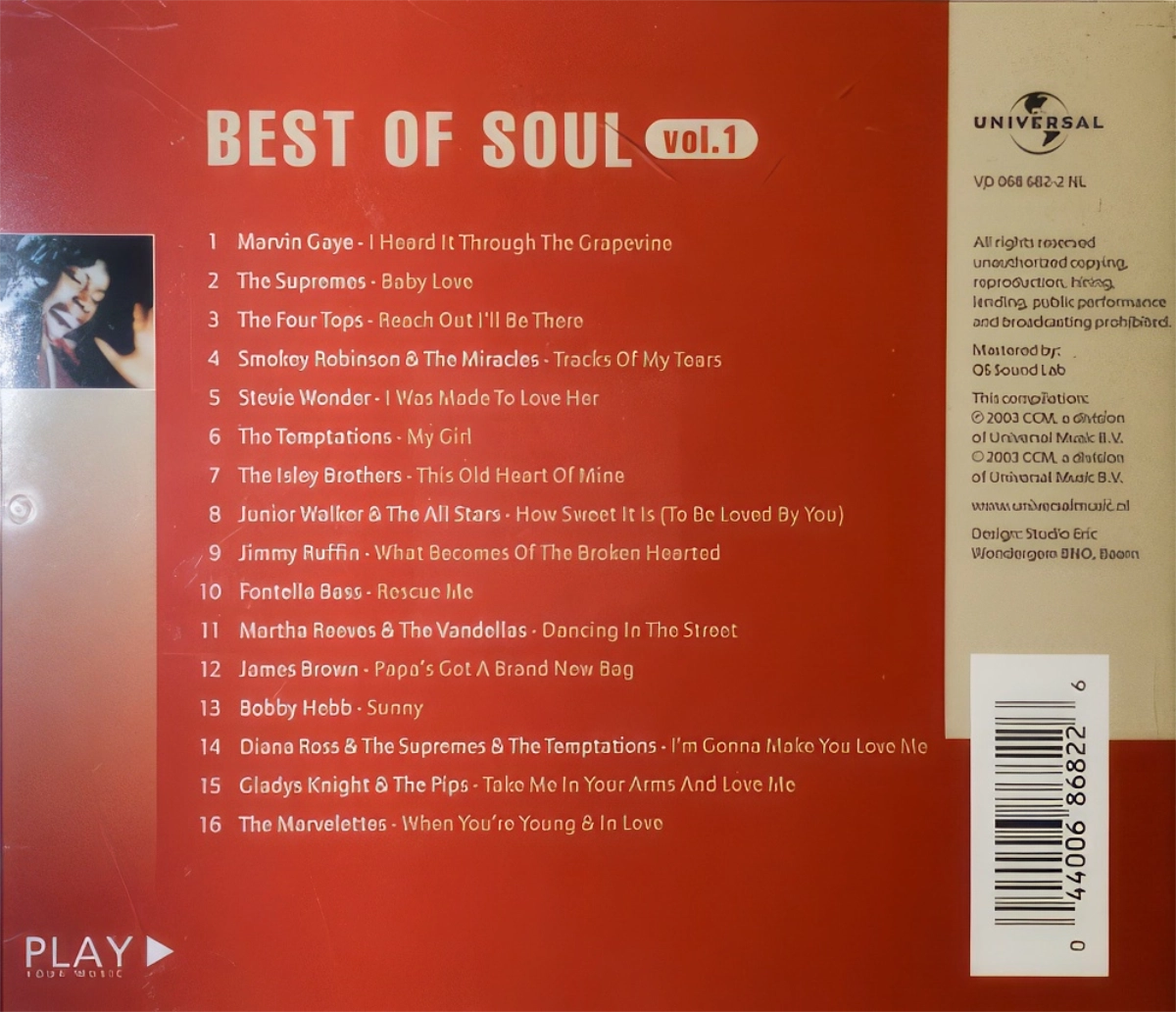 Best Of Soul Back Cover