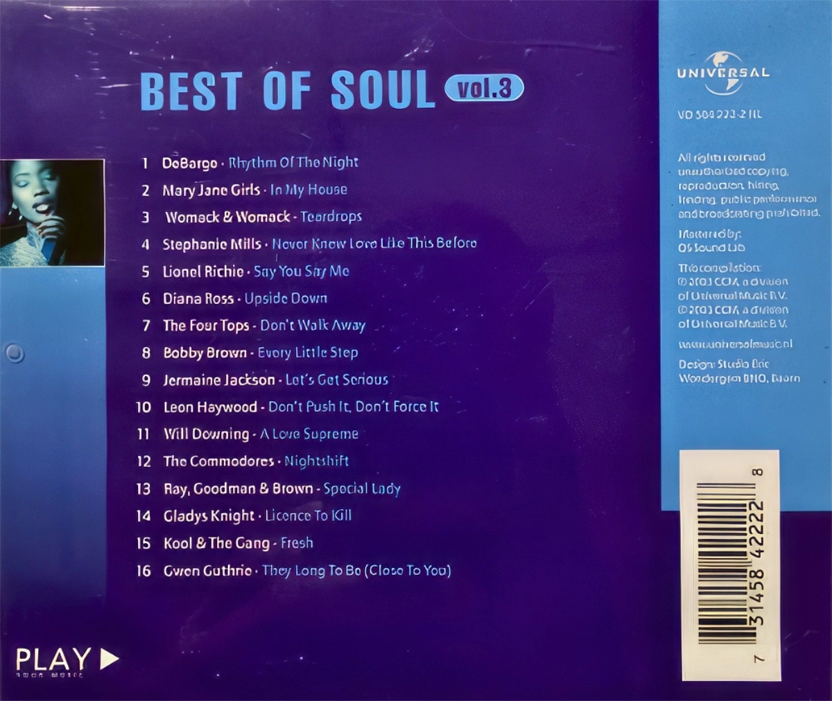 Best Of Soul Vol 3 Back Cover