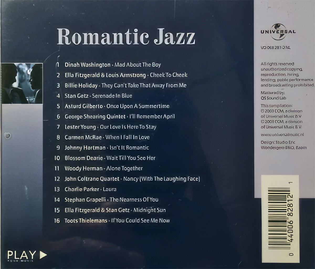 Romantic Jazz Back Cover