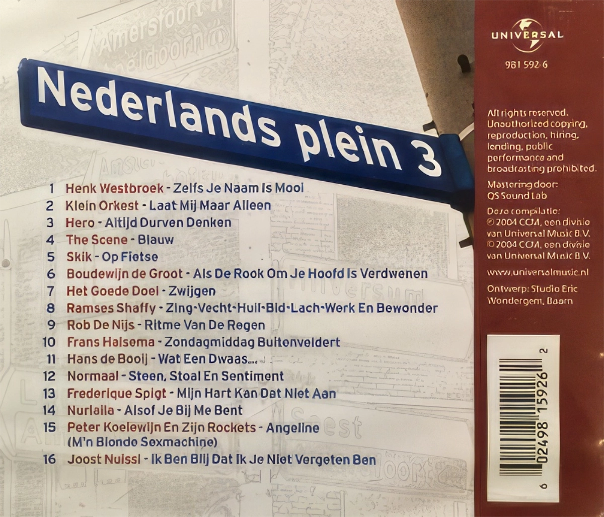 Nederlands Plein 3 Back Cover