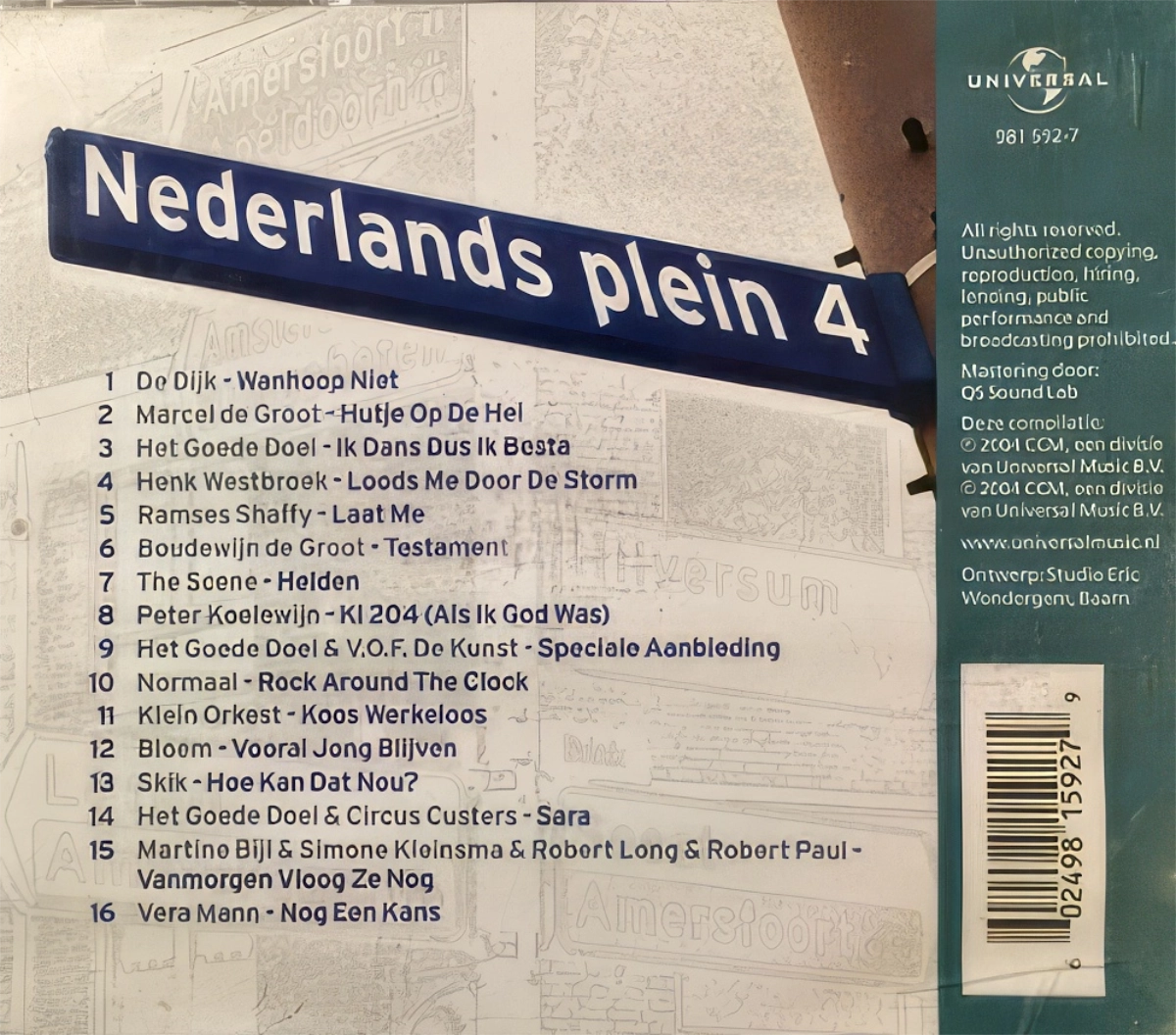 Nederlands Plein 4 Back Cover