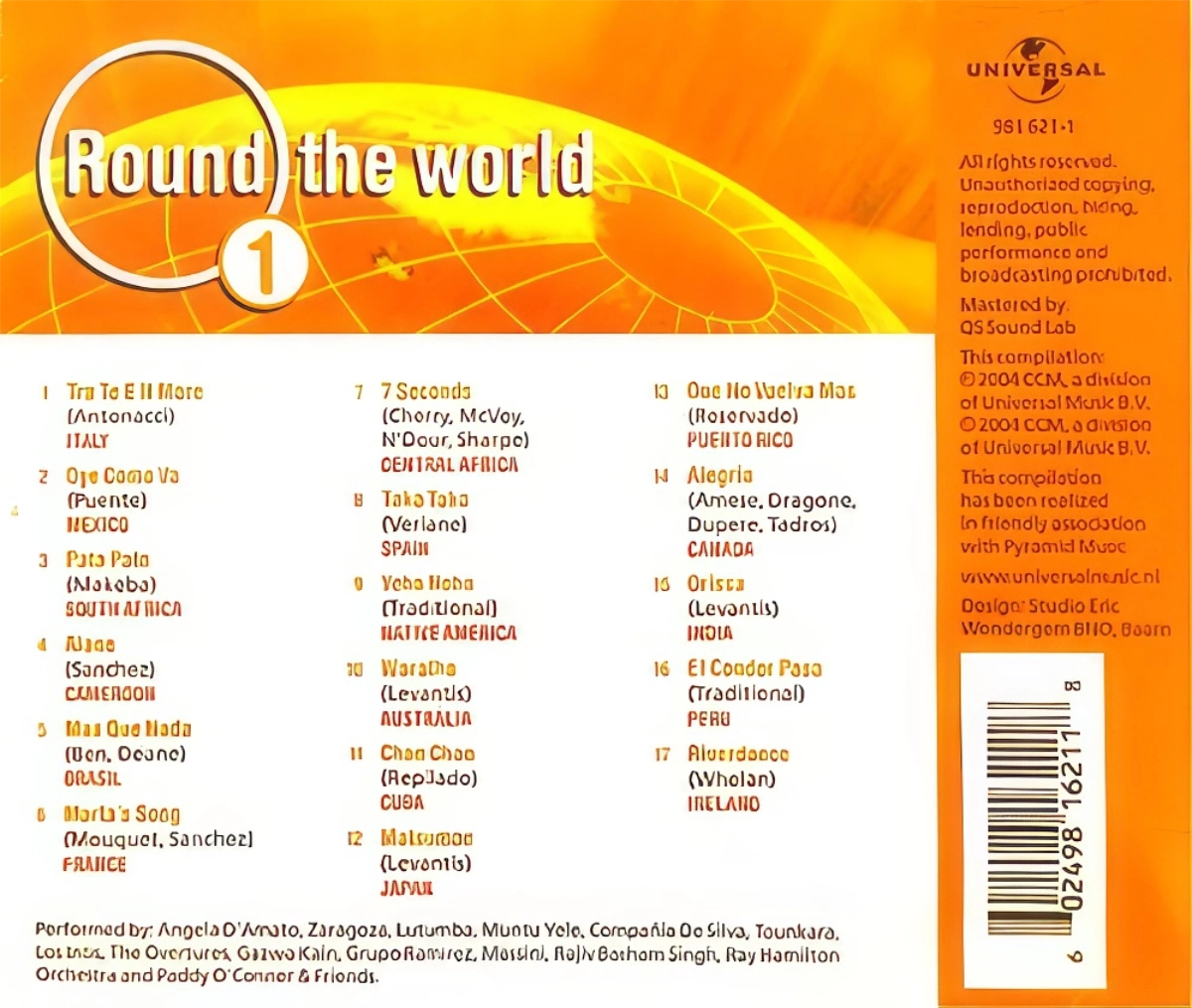 Round The World 1 Back Cover