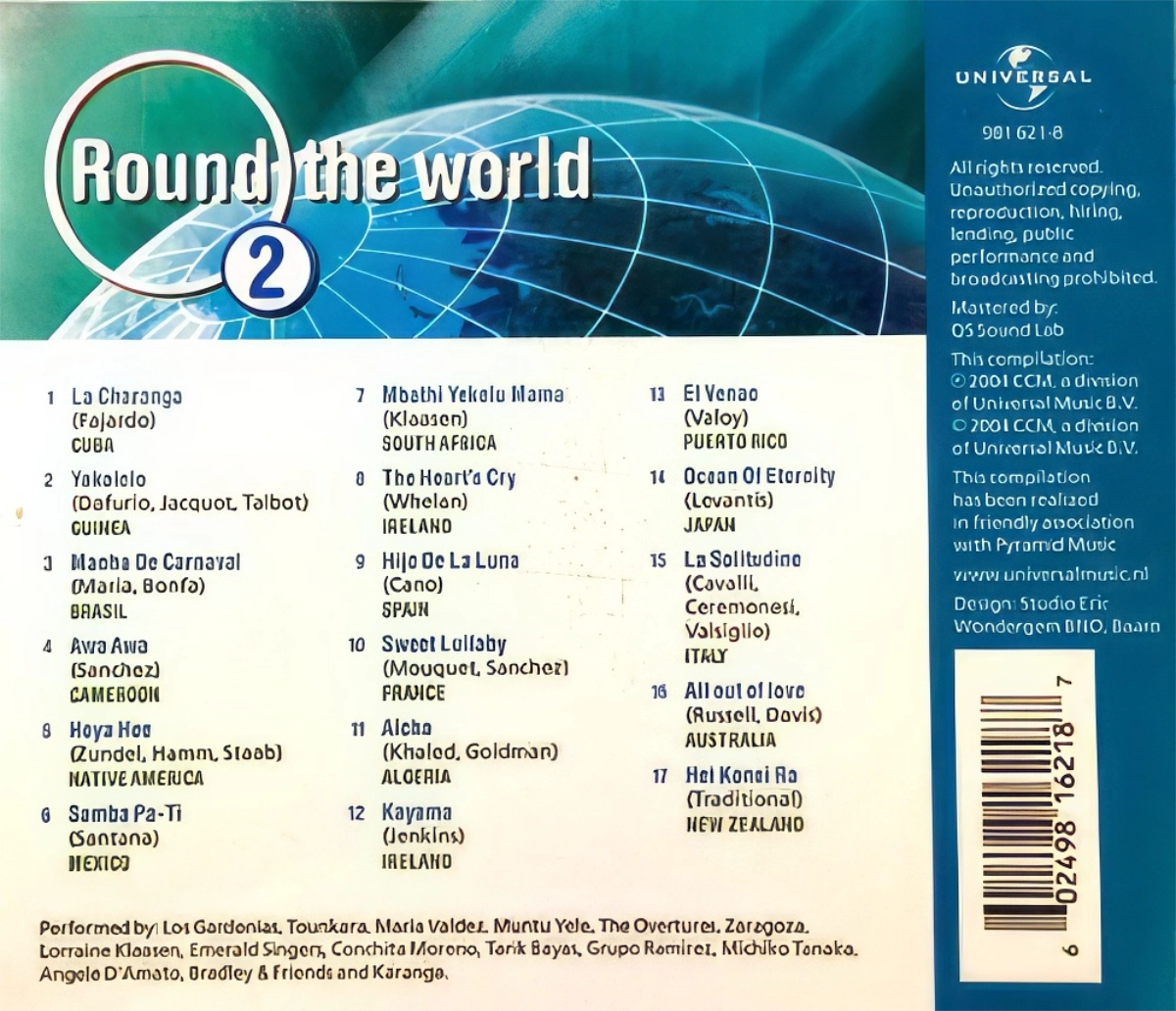Round The World 2 Back Cover