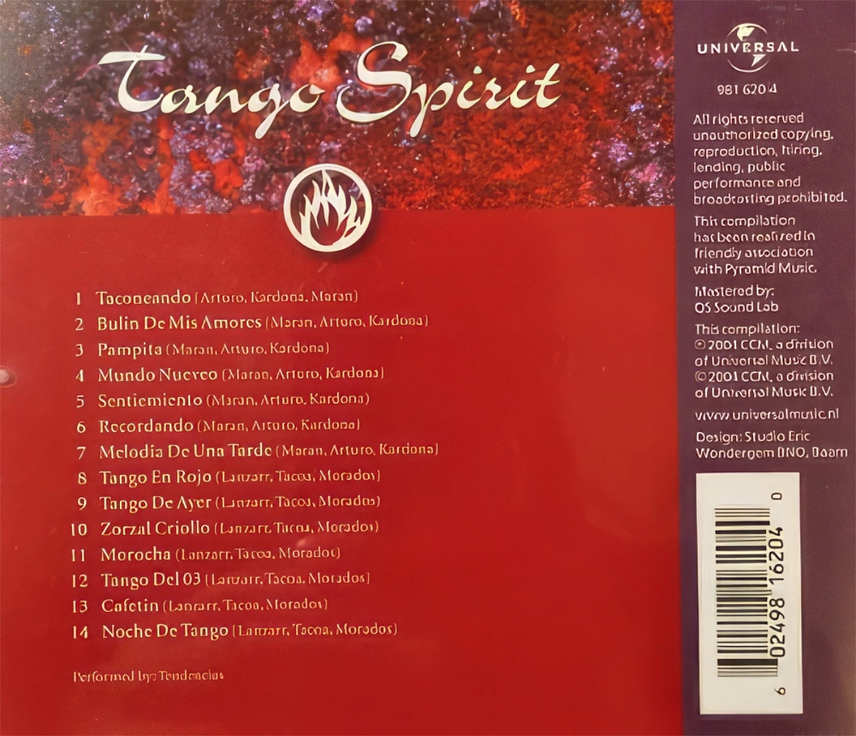 Tango Spirit Back Cover