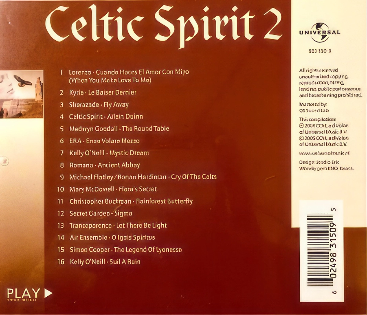 Celtic Spirit 2 Back Cover