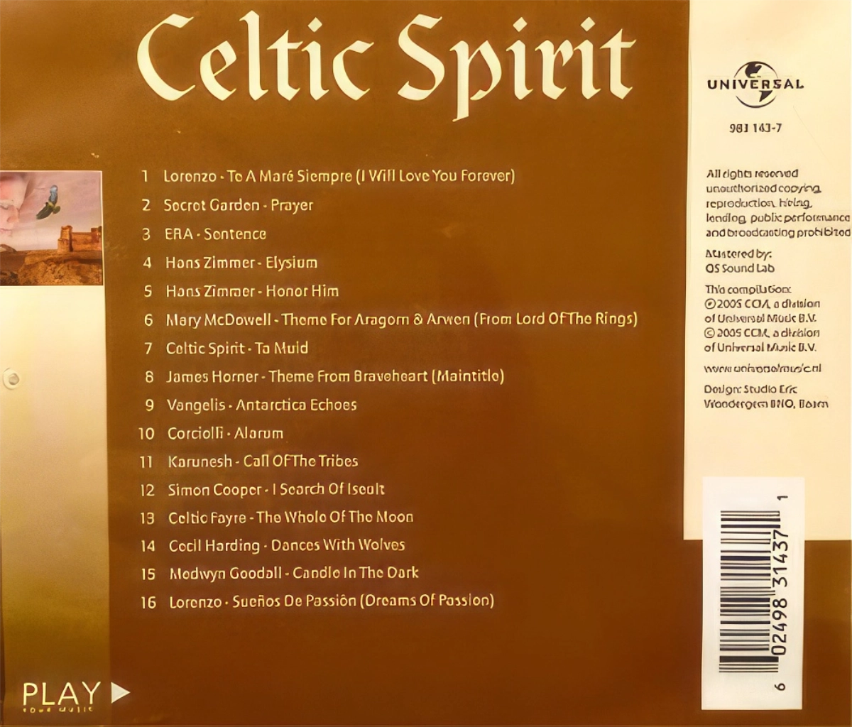 Celtic Spirit Back Cover