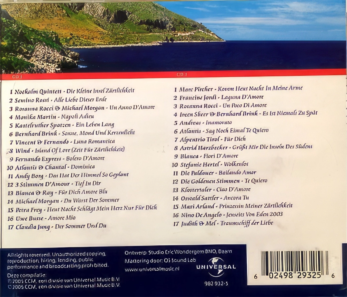 Insel De Liebe .Die Sommer Balladen Back Cover