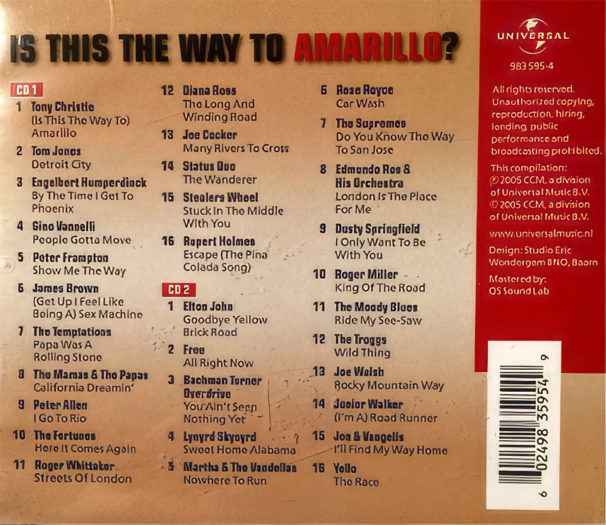 Is This The Way To Amirrillo Back Cover