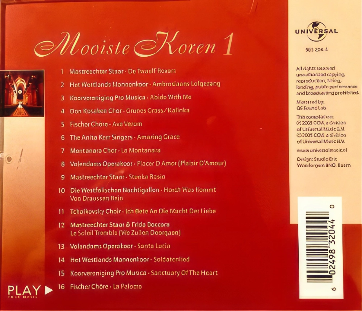 Mooiste Koren 1 Back Cover