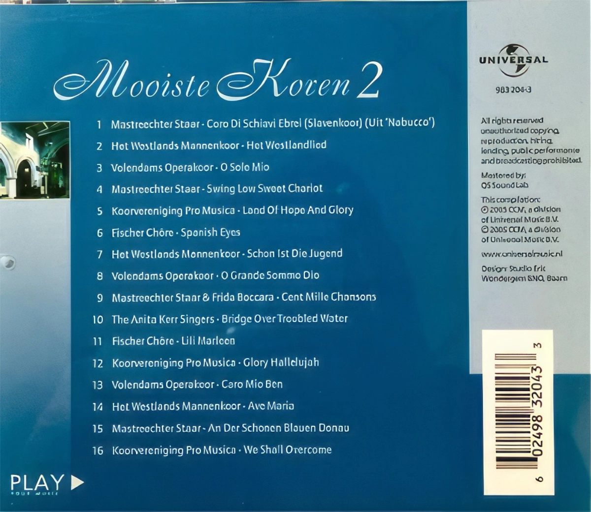 Mooiste Koren 2 Back Cover