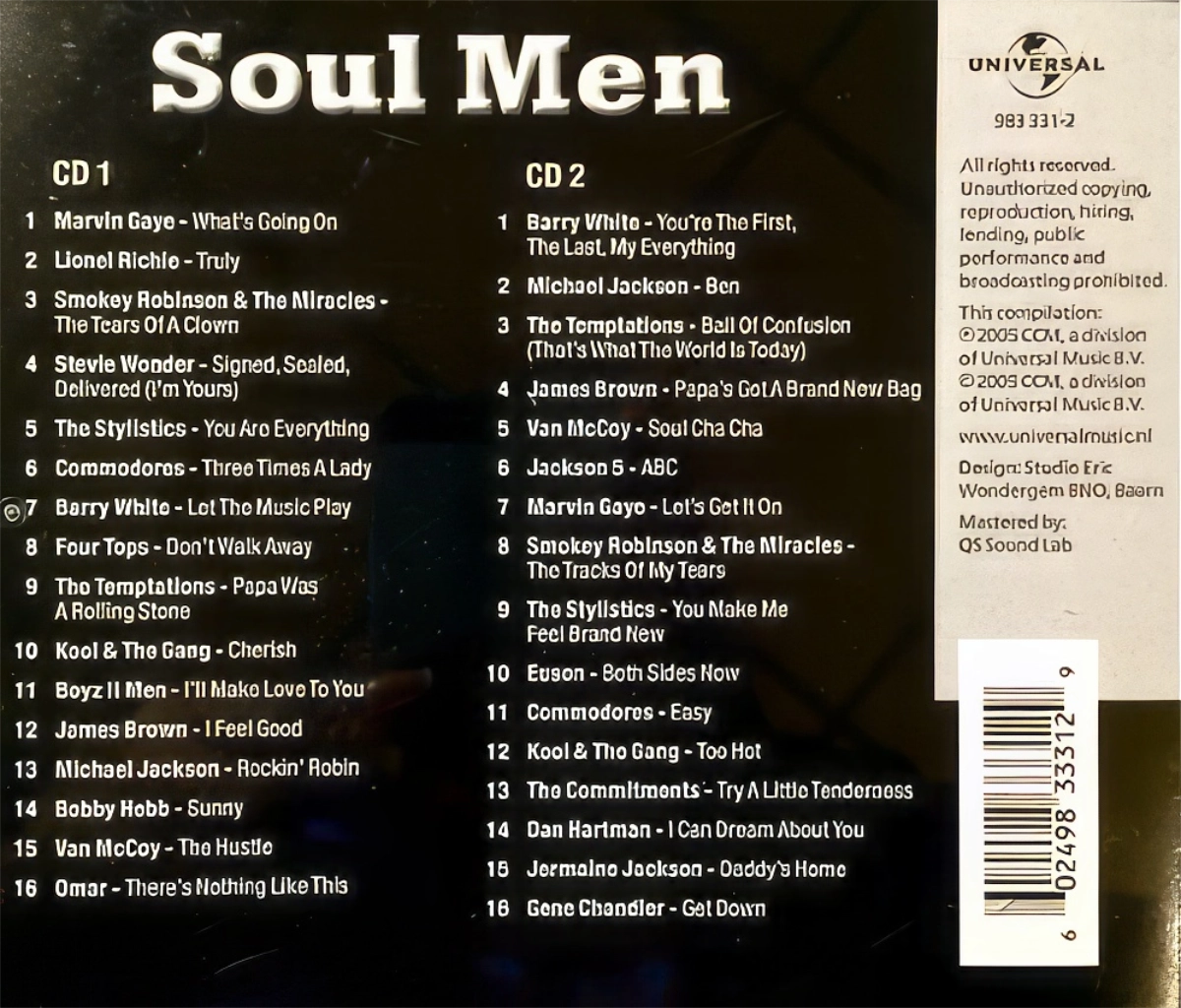 Soul Men Back Cover