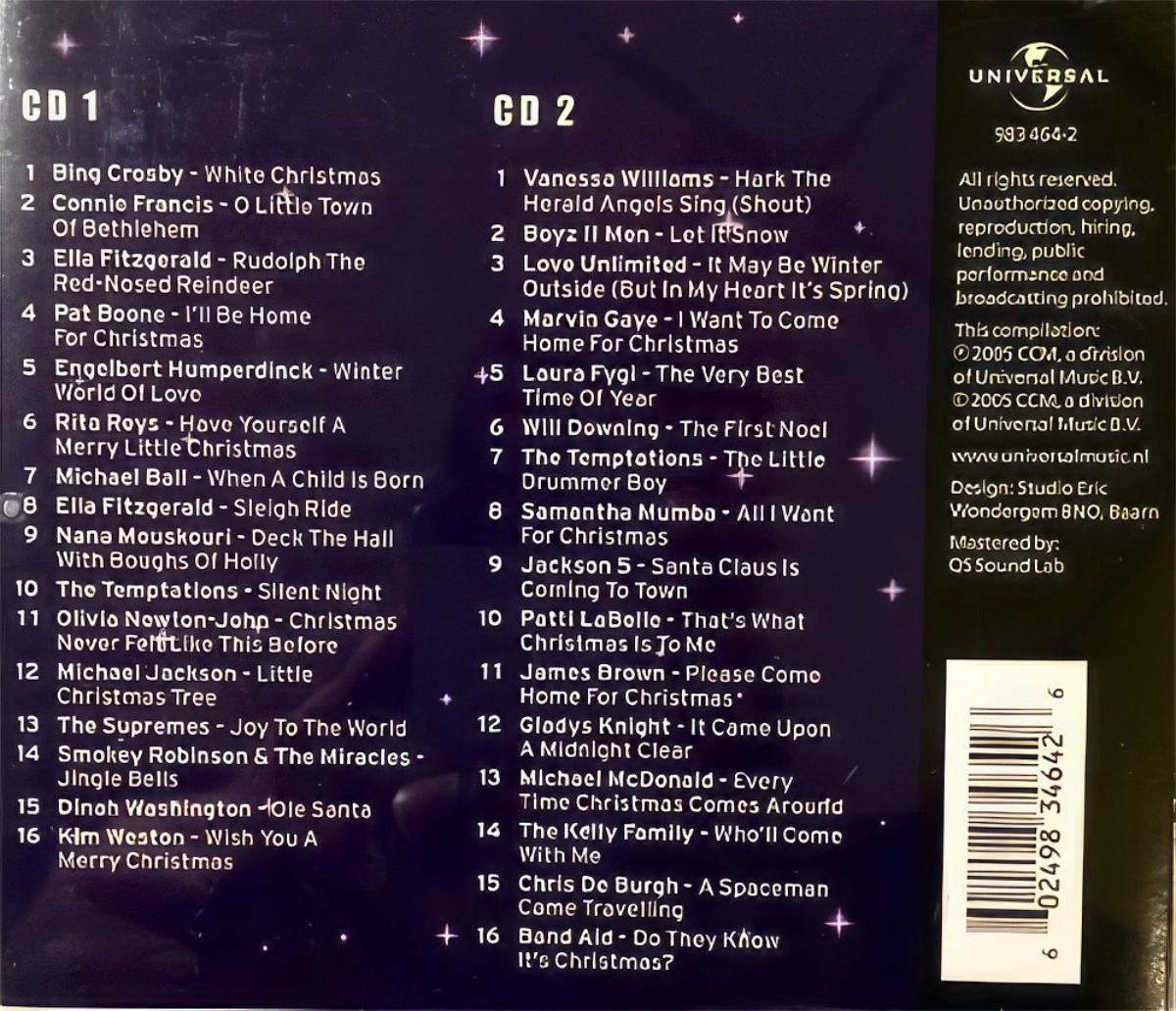 Voices Of Christmas Back Cover