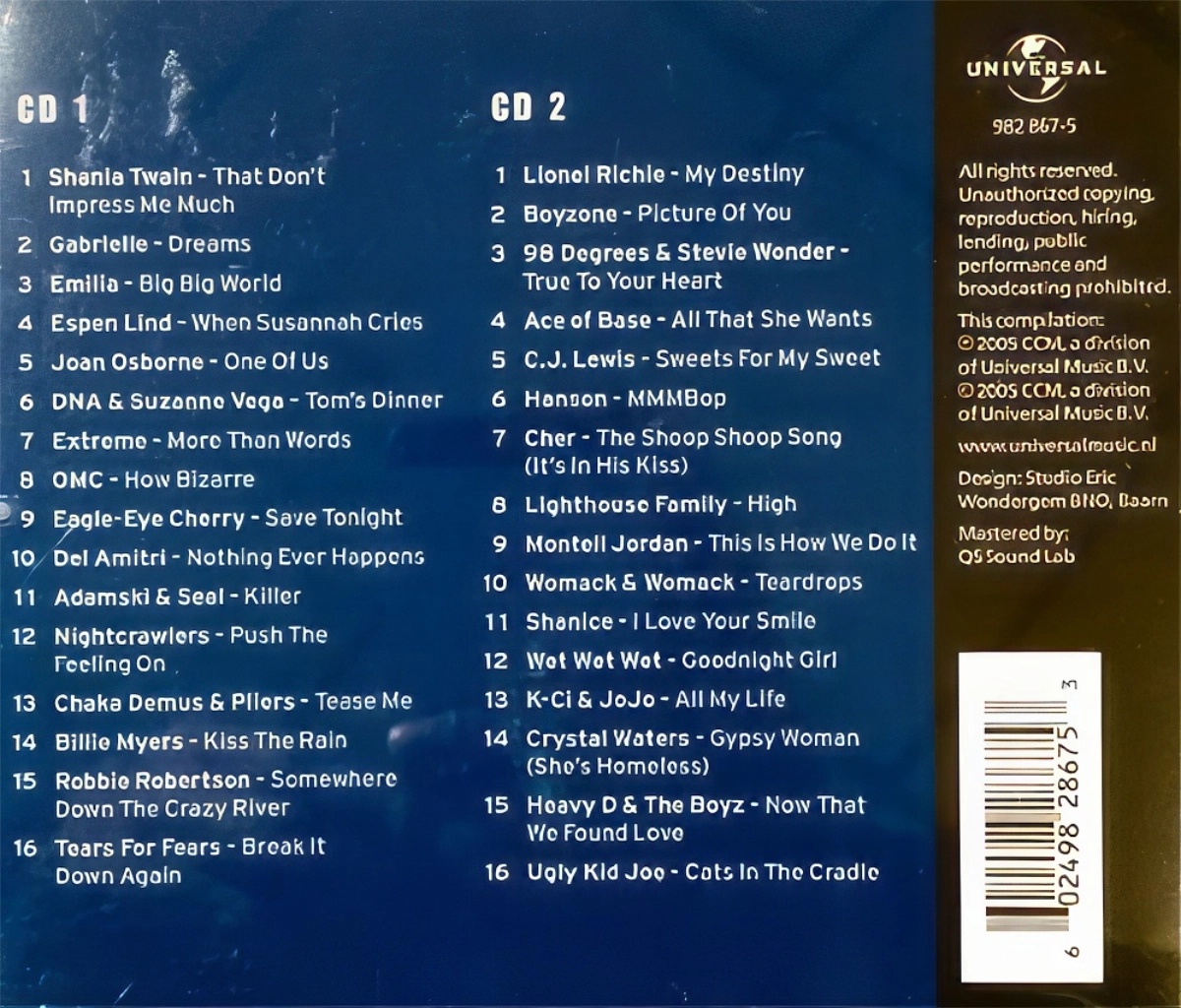 Voices Of Pop Back Cover