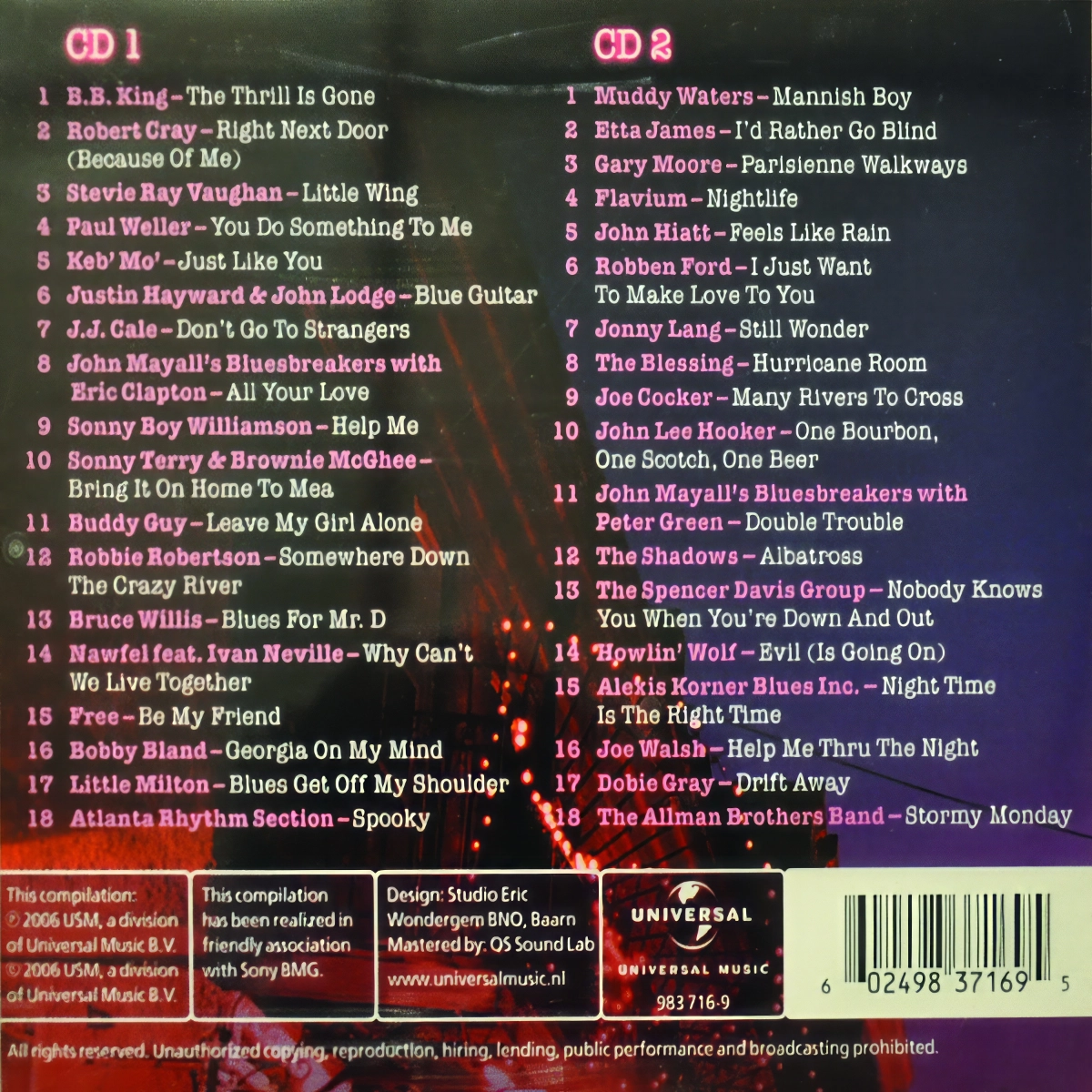 Blues Ballads Back Cover