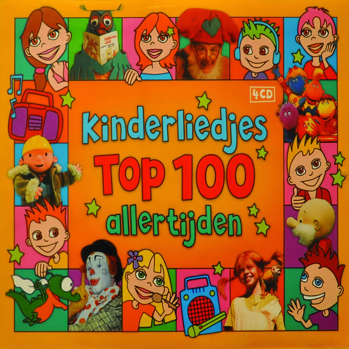 Kinderliedjes Top 100 Allertijden Cover