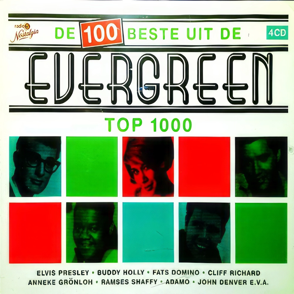 De 100 Beste Uit De Evergreen Top 100 4Cd