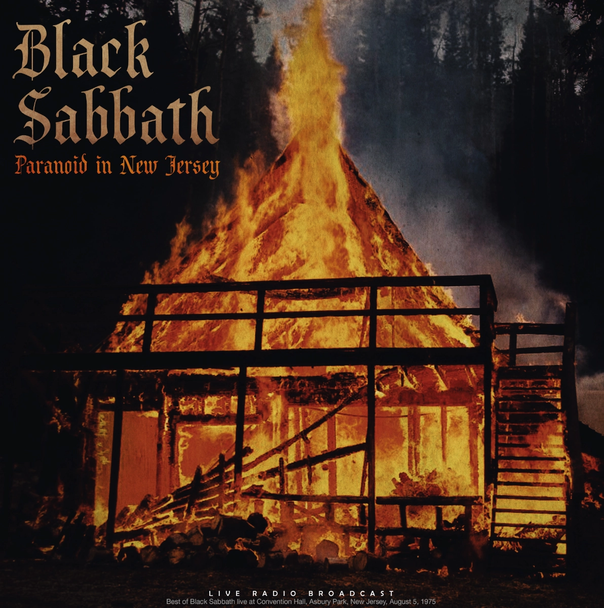 BLACK SABBATH - PARANOID IN NEW JERSEY - LP (VINYL MASTER)