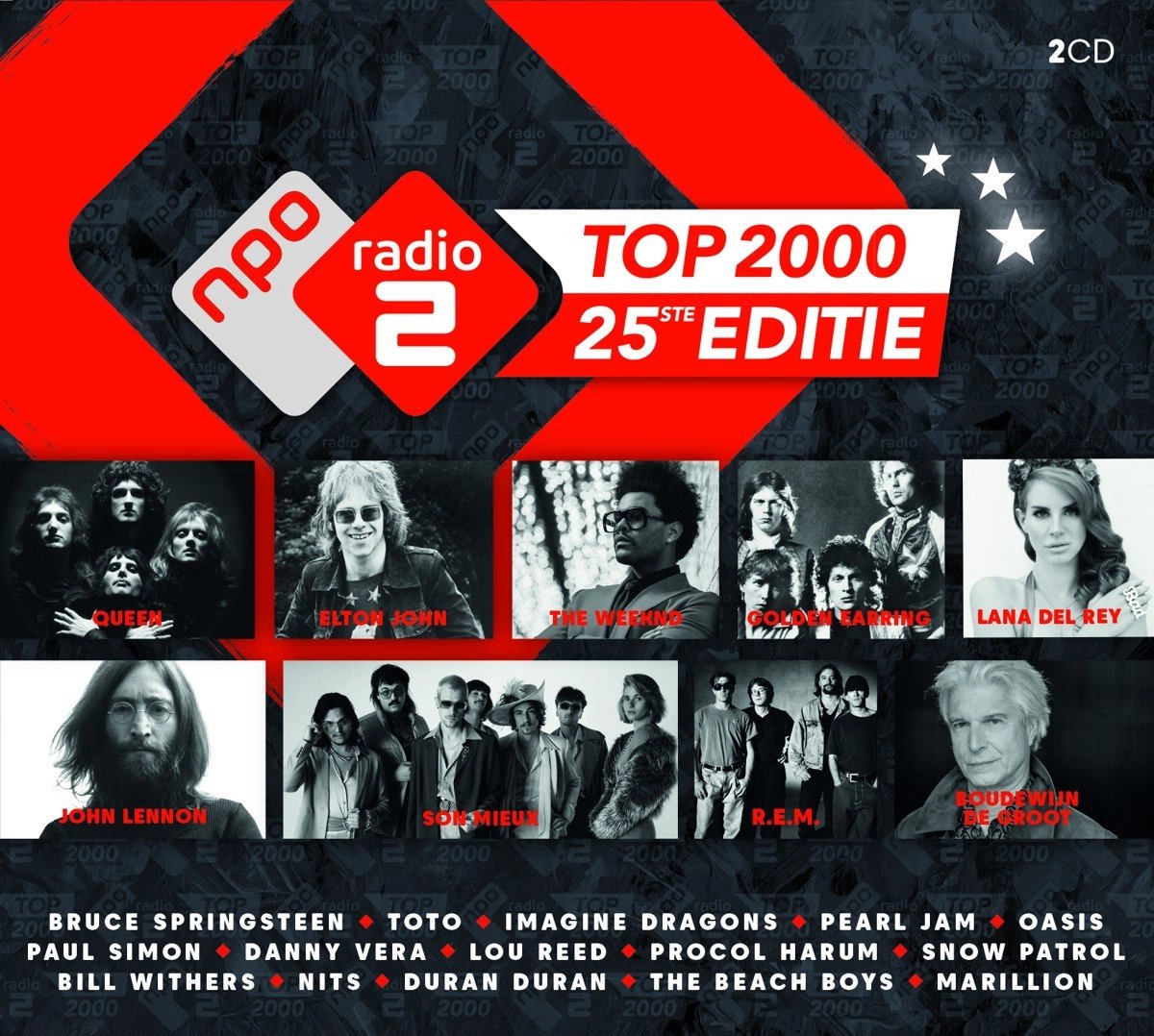Various Artists - 25 Jaar Top 2000 (2 CD Cover)